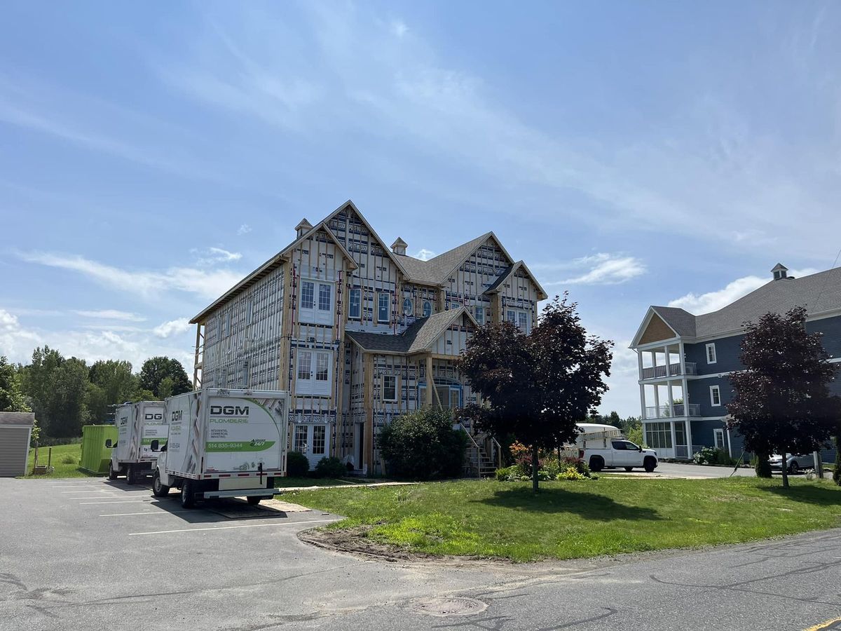 Chantier de construction neuve DGM Plomberie